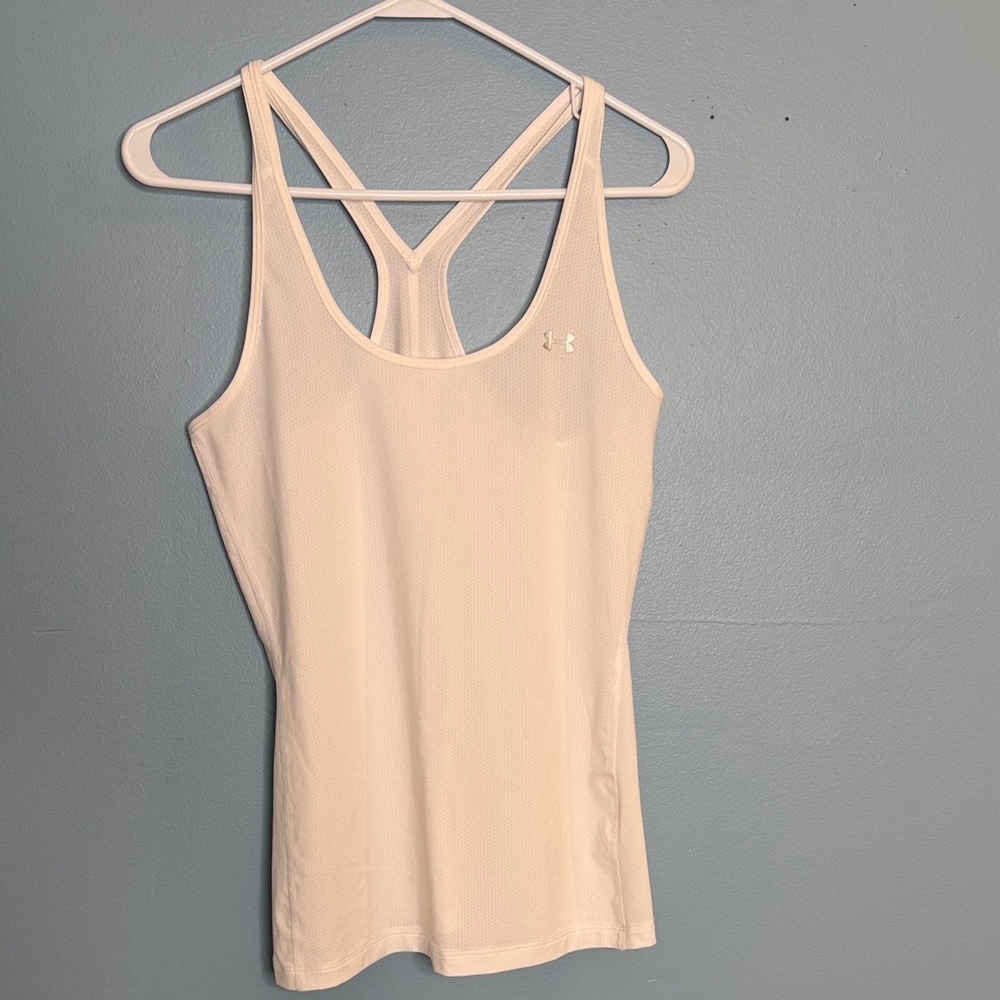 Under Armour Cream Racerback Tank